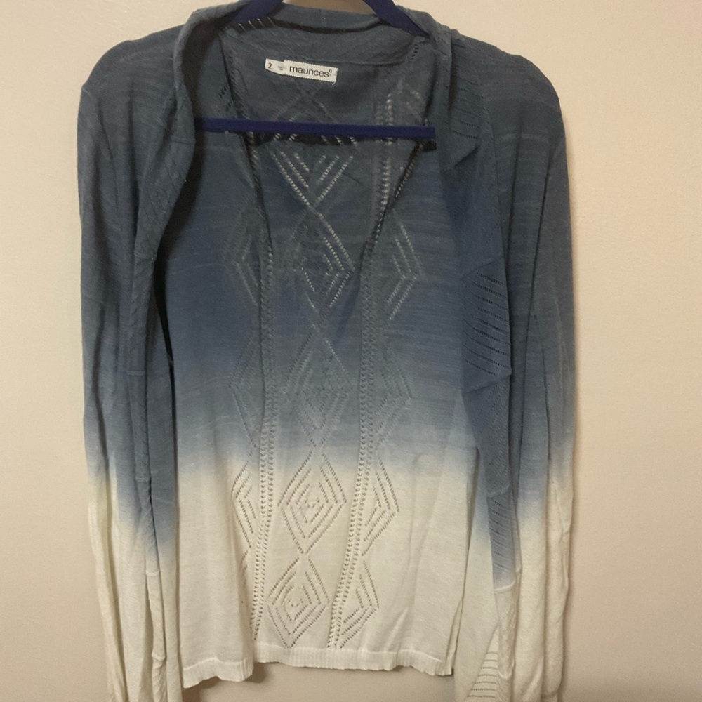 Maurices Ombré Long Sleeve Cardigan